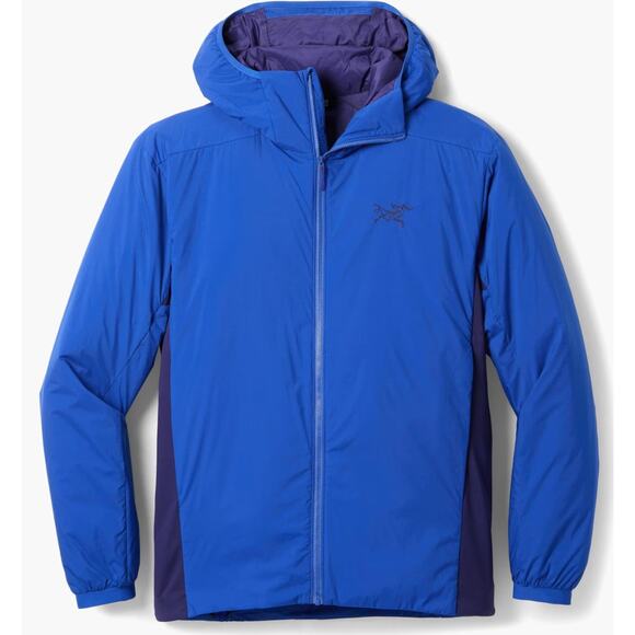 ARC'TERYX Atom Blue Coat Men's 3XL Lightweight Insulated Hood Packable Hiking - Picture 1 of 13